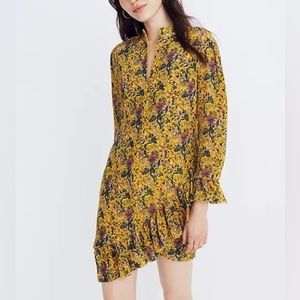NWT Madewell x Karen Walker Silk Floral Loretta Dress
